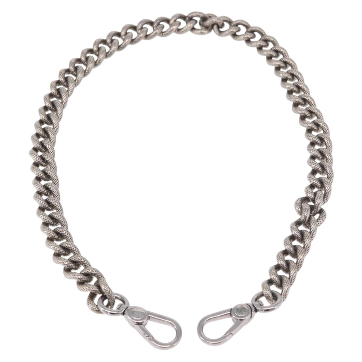 CELINE Bag Chain Shoulder Strap metal Silver CC