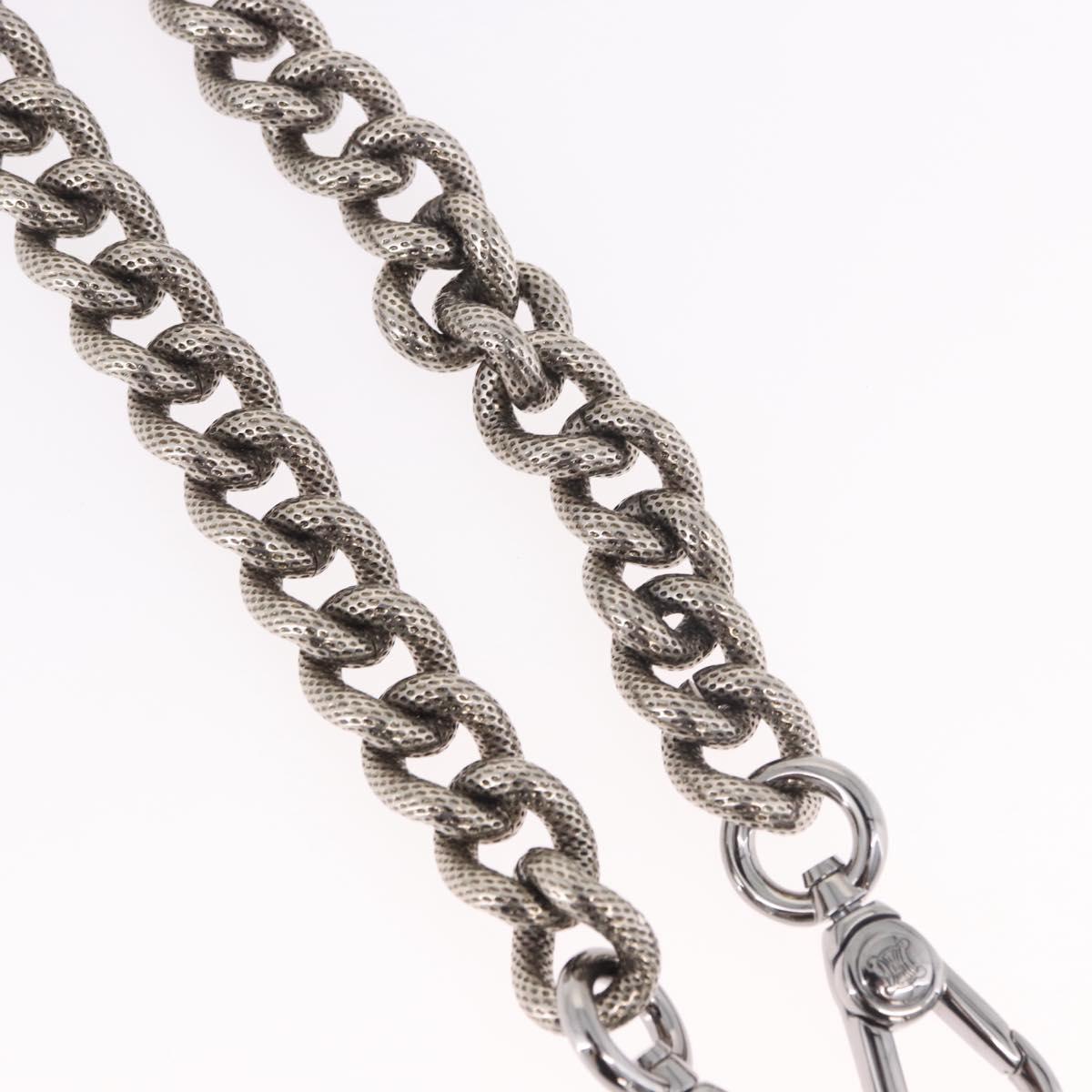 CELINE Bag Chain Shoulder Strap metal Silver CC