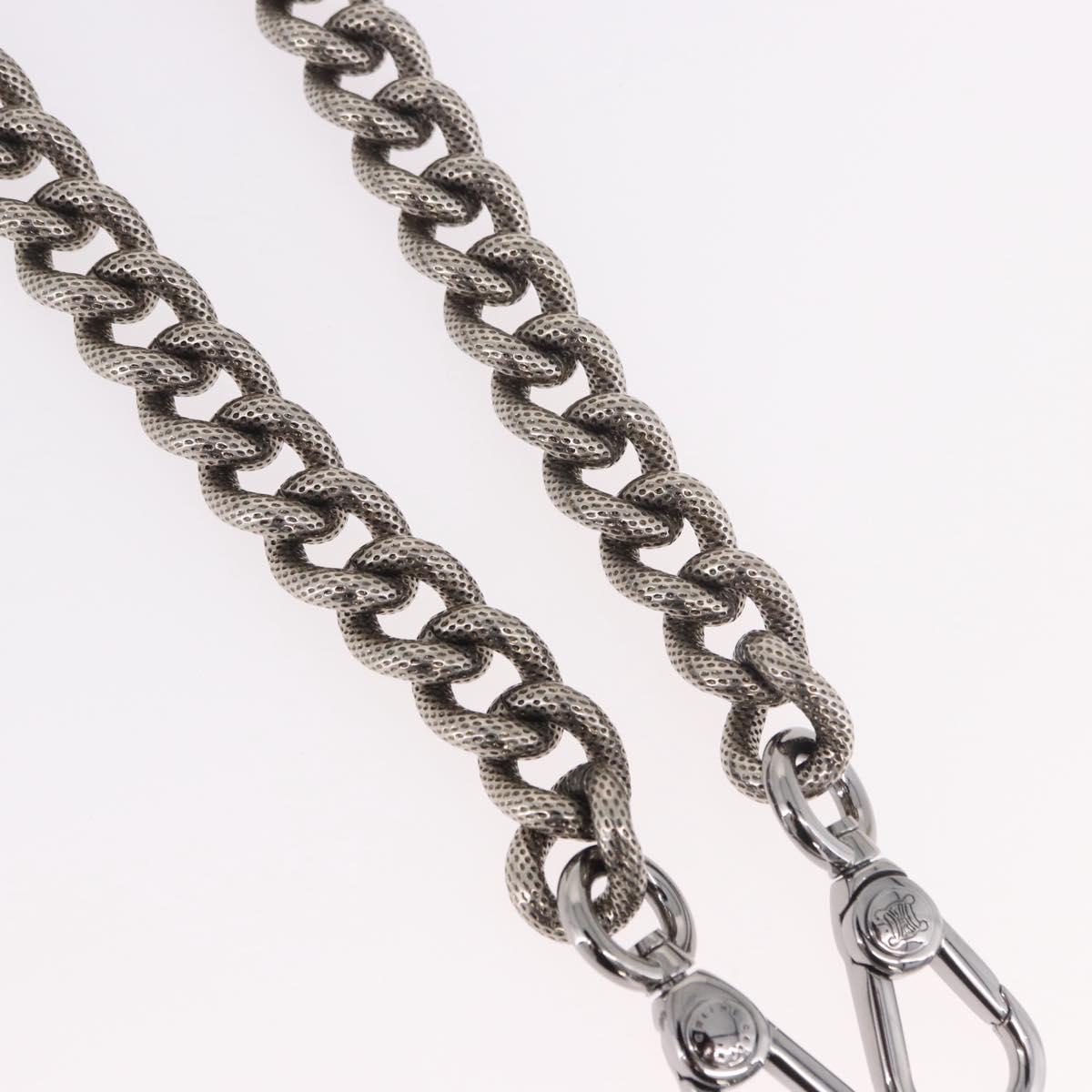 CELINE Bag Chain Shoulder Strap metal Silver CC