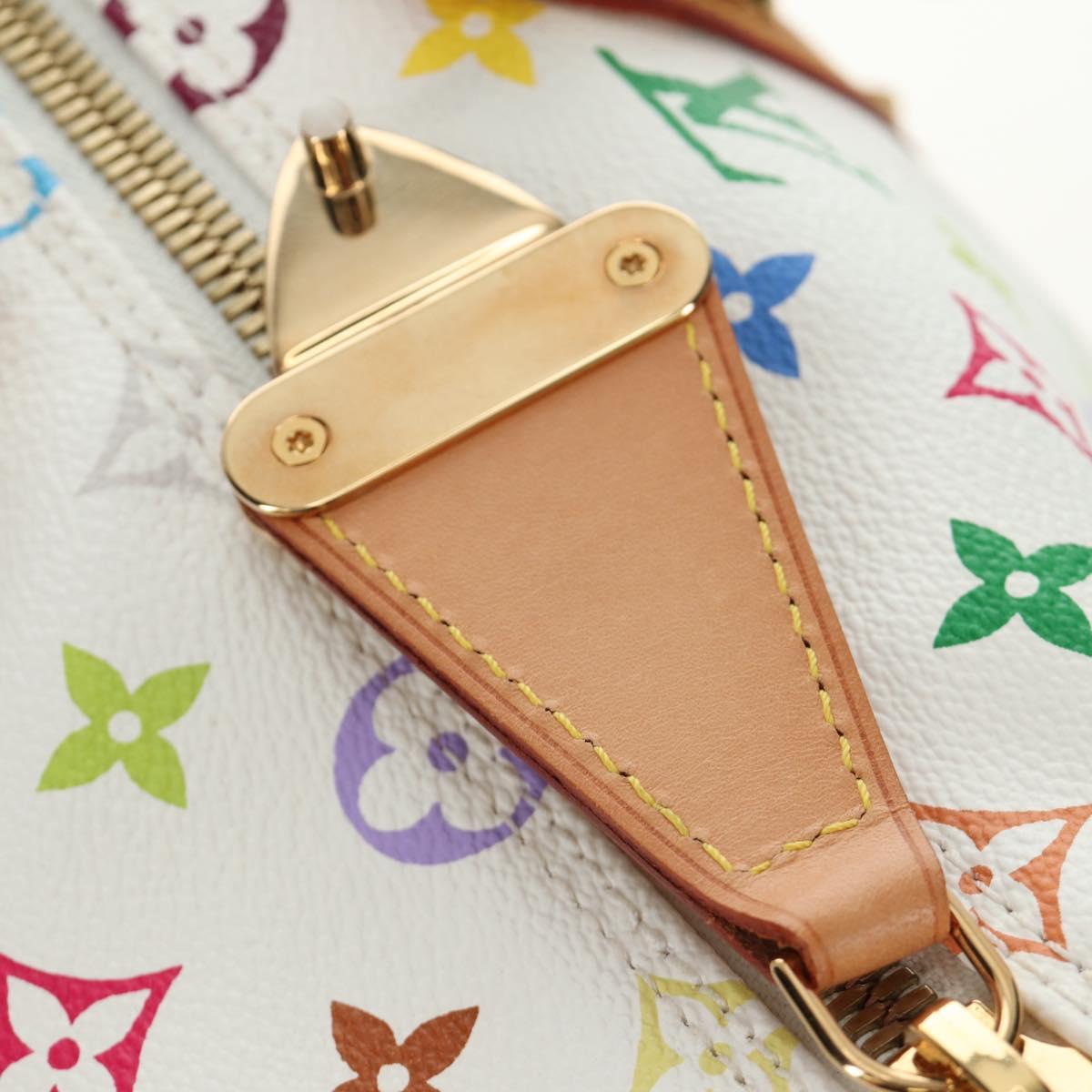 Louis Vuitton Monogram Multicolor Keepall 45 Bag White M92641 LV