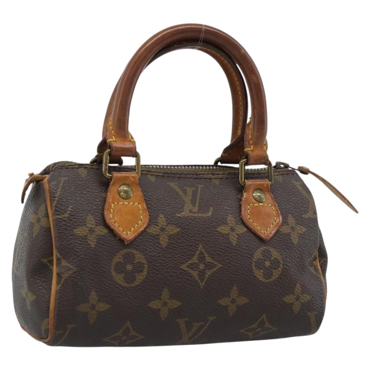 Louis Vuitton Monogram Mini Speedy Hand Bag M41534 LV