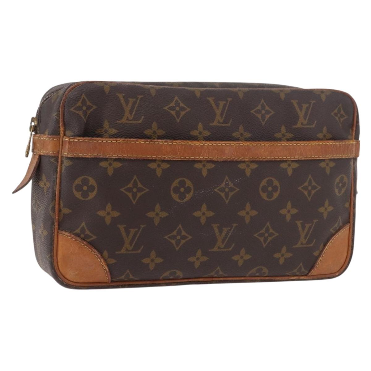 Louis Vuitton Monogram Compiegne 28 Clutch Bag M51845 LV