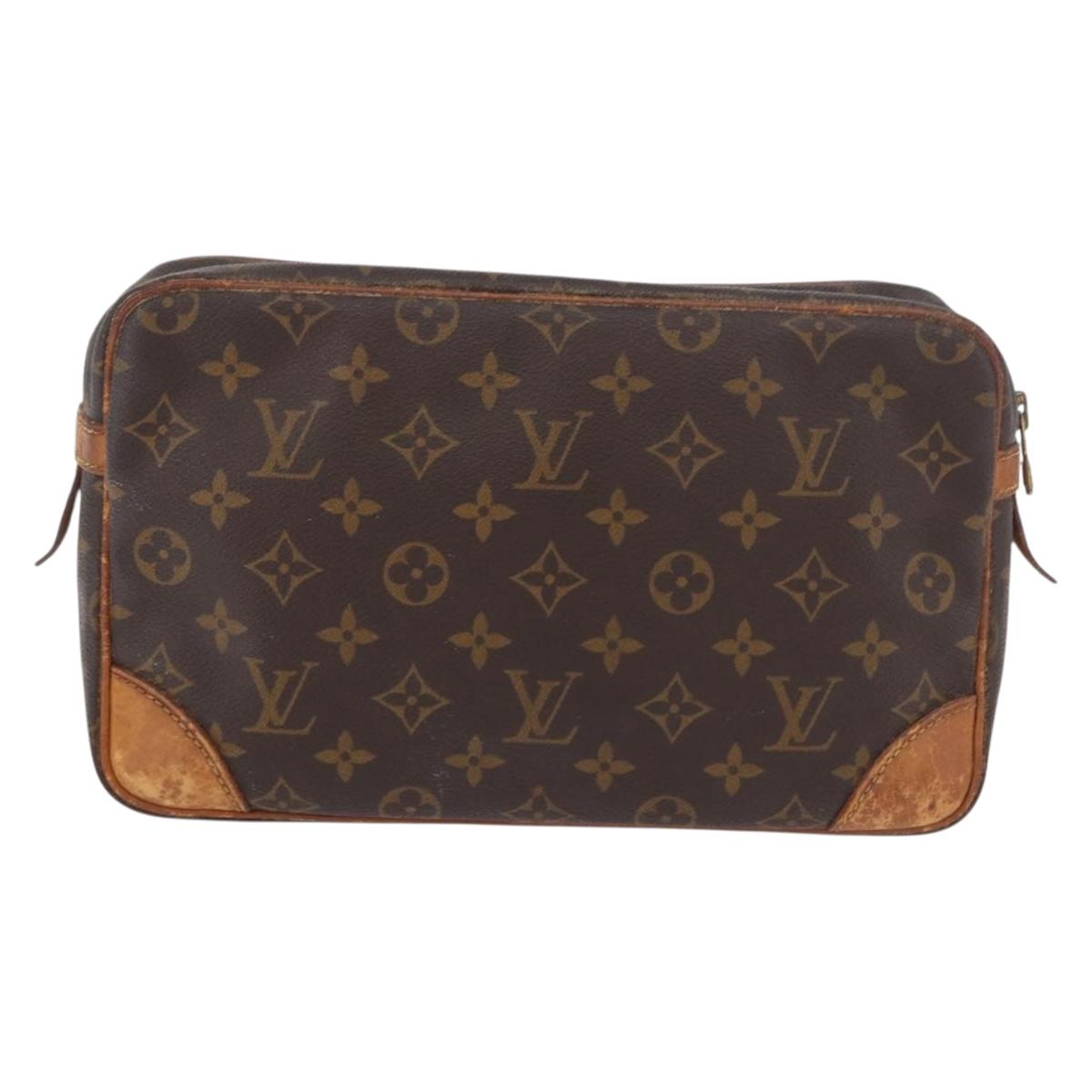 Louis Vuitton Monogram Compiegne 28 Clutch Bag M51845 LV