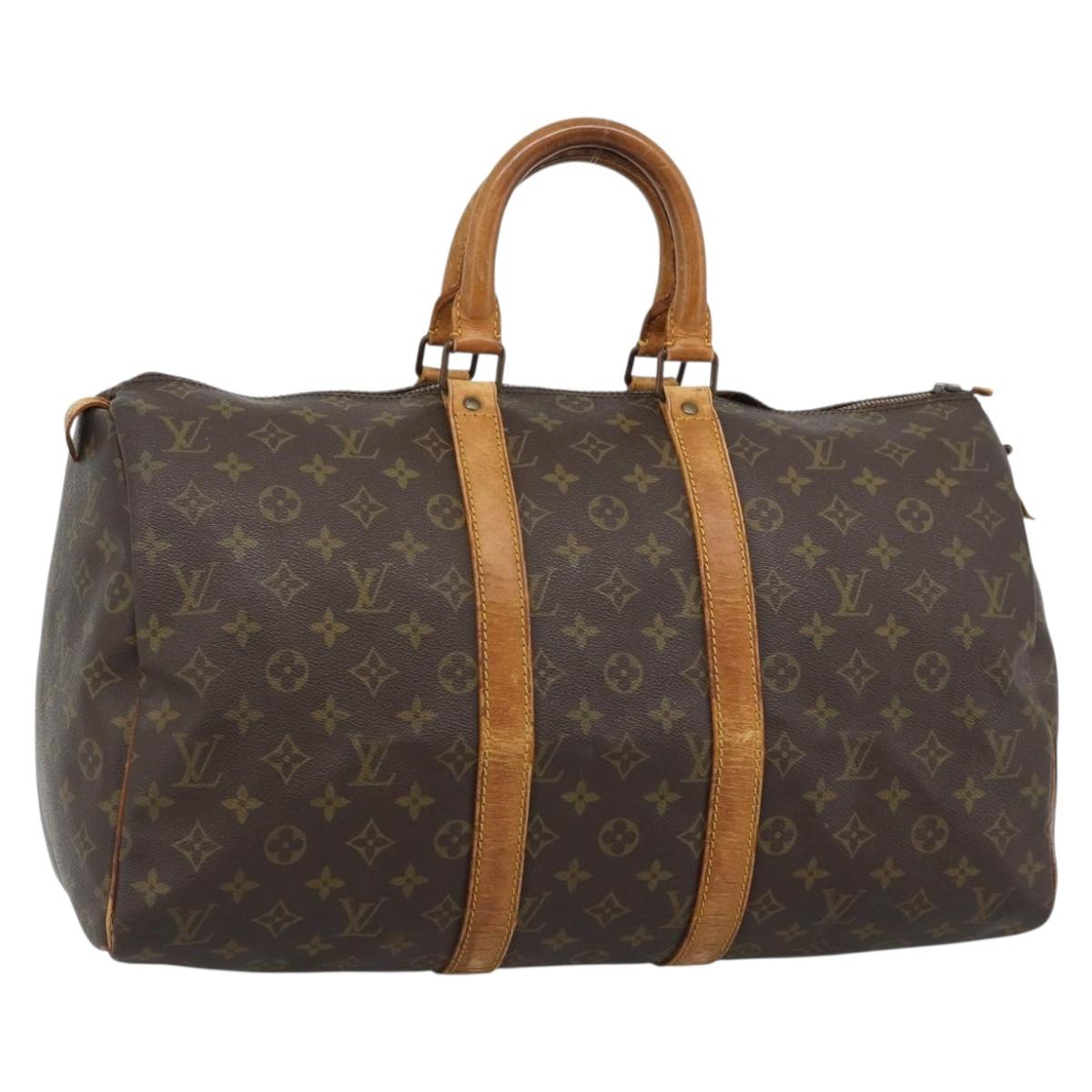 Louis Vuitton Monogram Keepall 45 Boston Bag M41428 LV