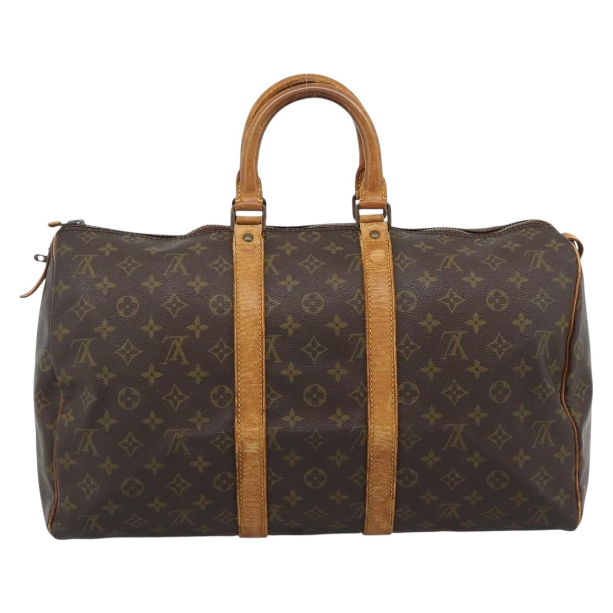 Louis Vuitton Monogram Keepall 45 Boston Bag M41428 LV