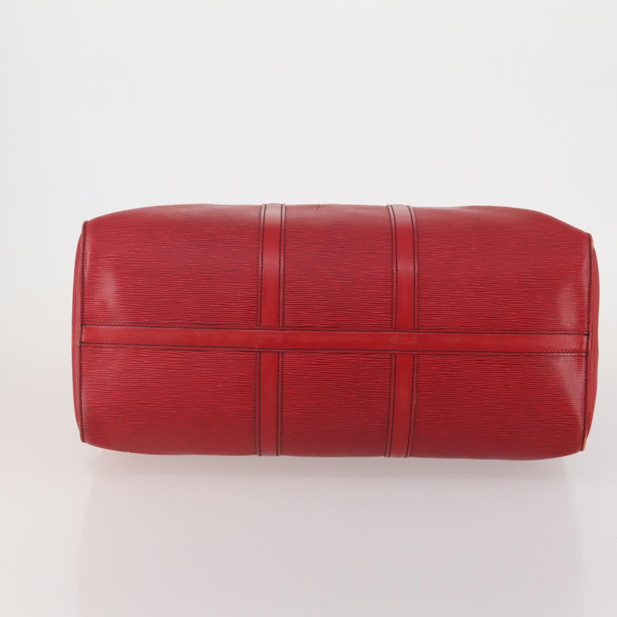 Louis Vuitton Epi Keepall 50 Boston Bag Red M42967 LV