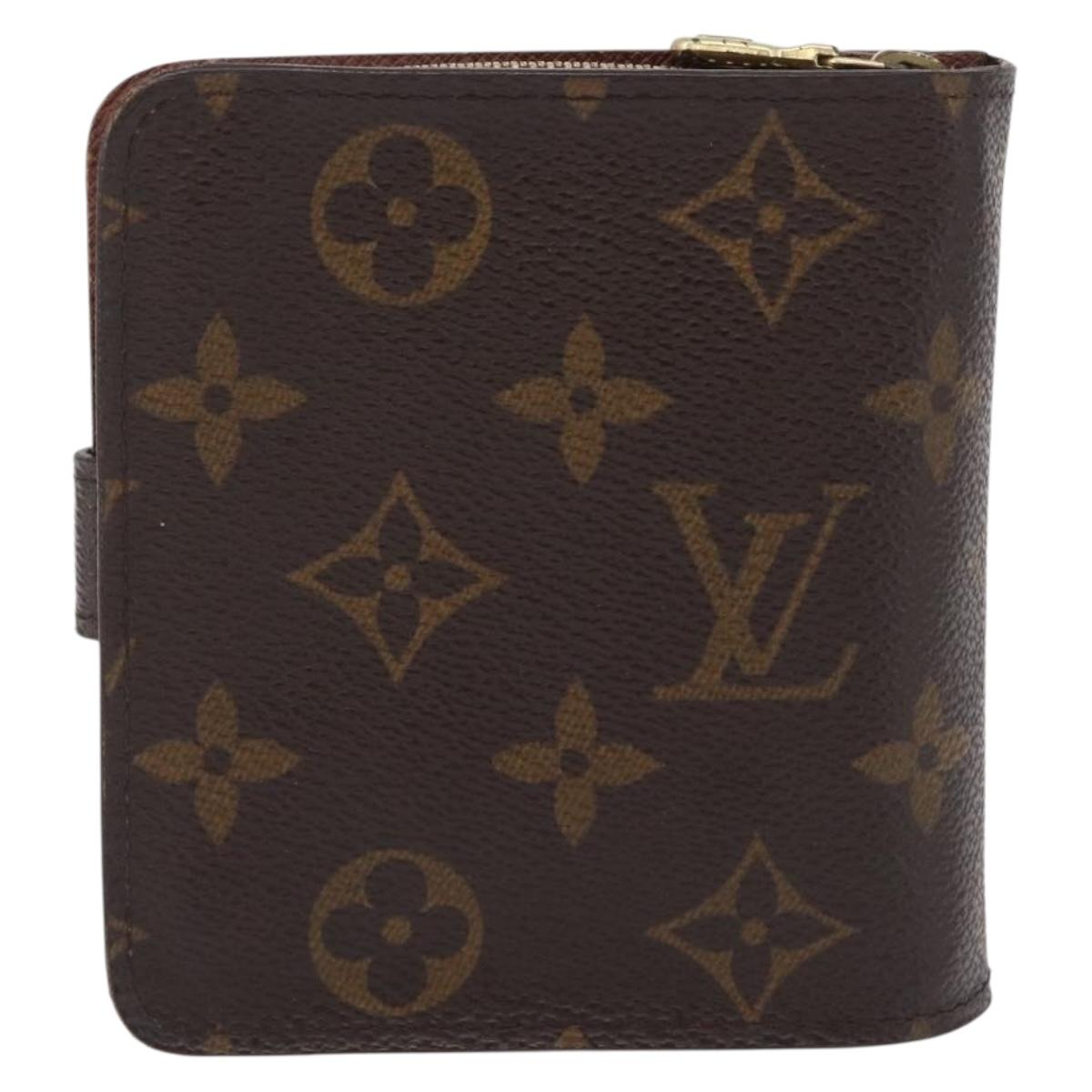 Louis Vuitton Monogram Compact Zip Wallet M61667 LV