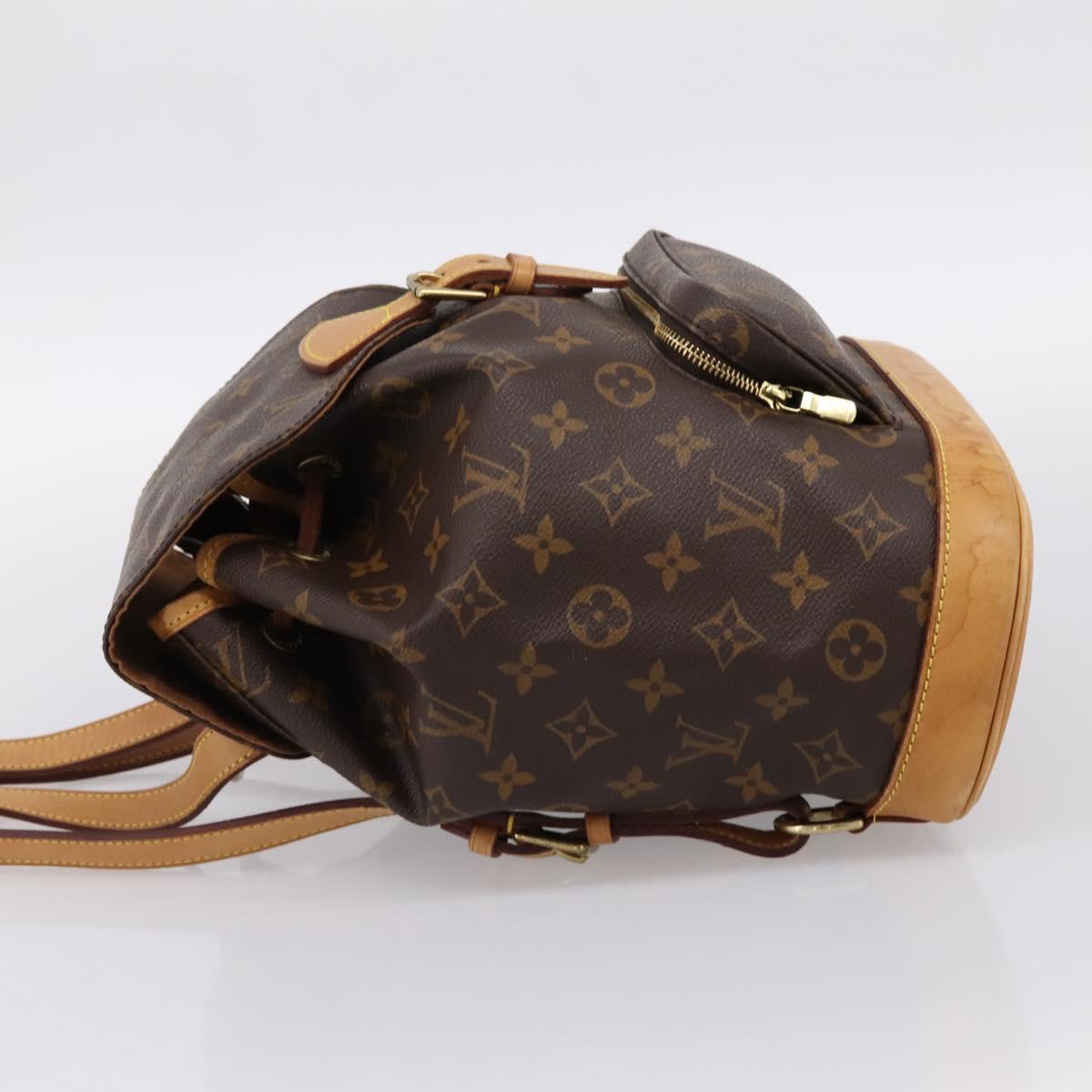 Louis Vuitton Monogram Montsouris MM Backpack M51136 LV