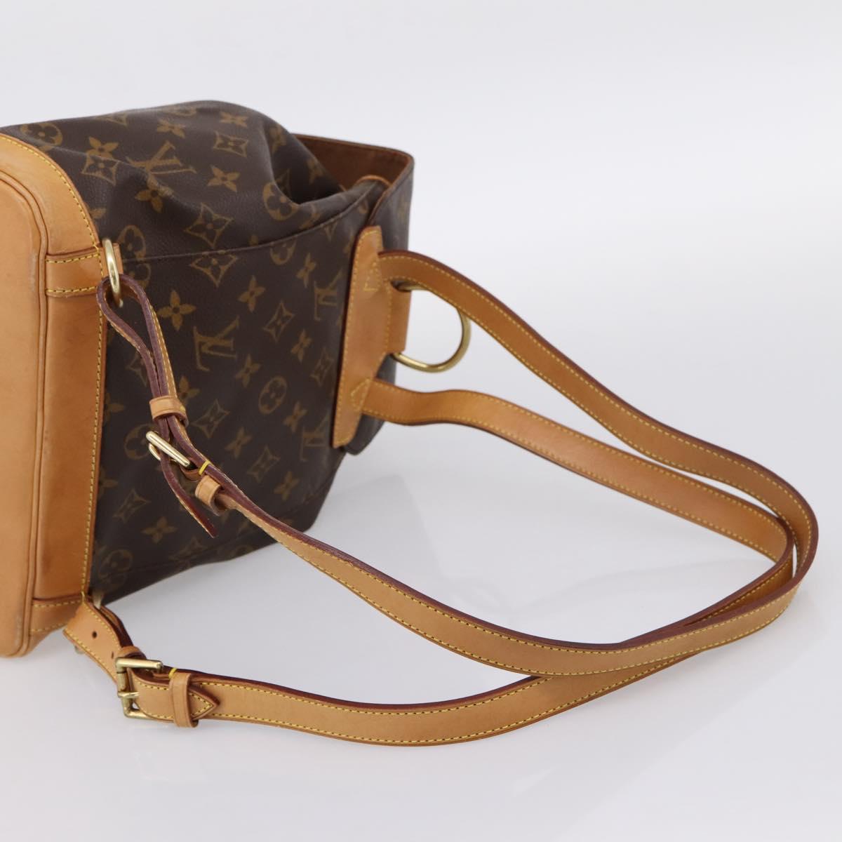 Louis Vuitton Monogram Montsouris MM Backpack M51136 LV
