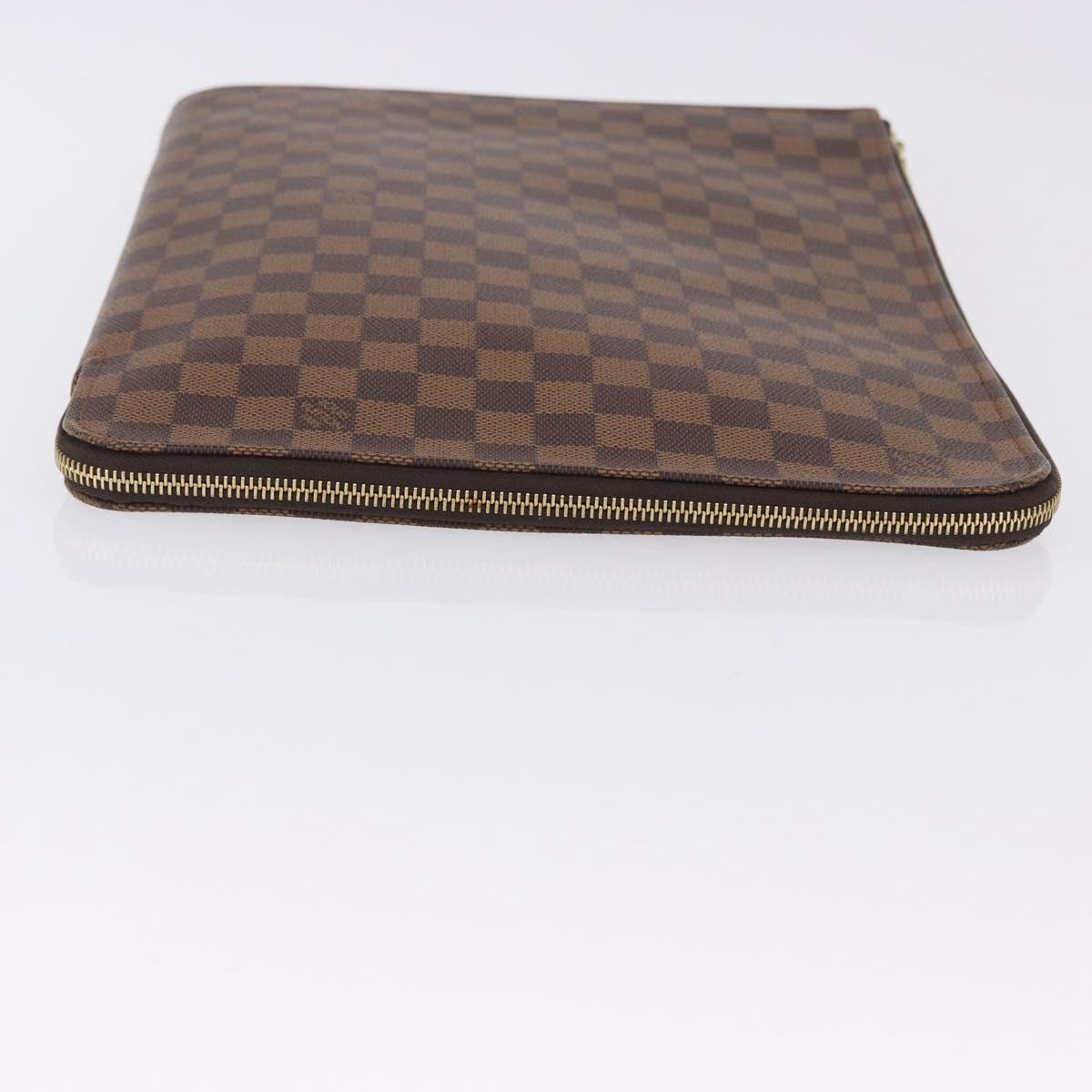 Louis Vuitton Damier Ebene Posh Documents Clutch Bag LV