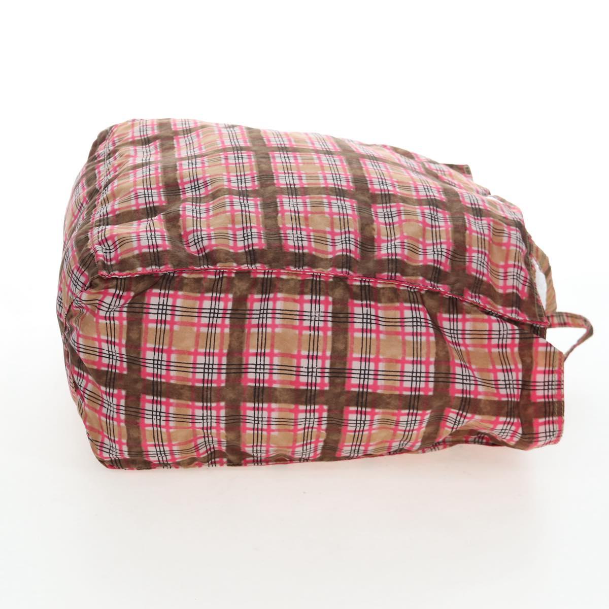 PRADA Eco Bag Nylon Pink Silver