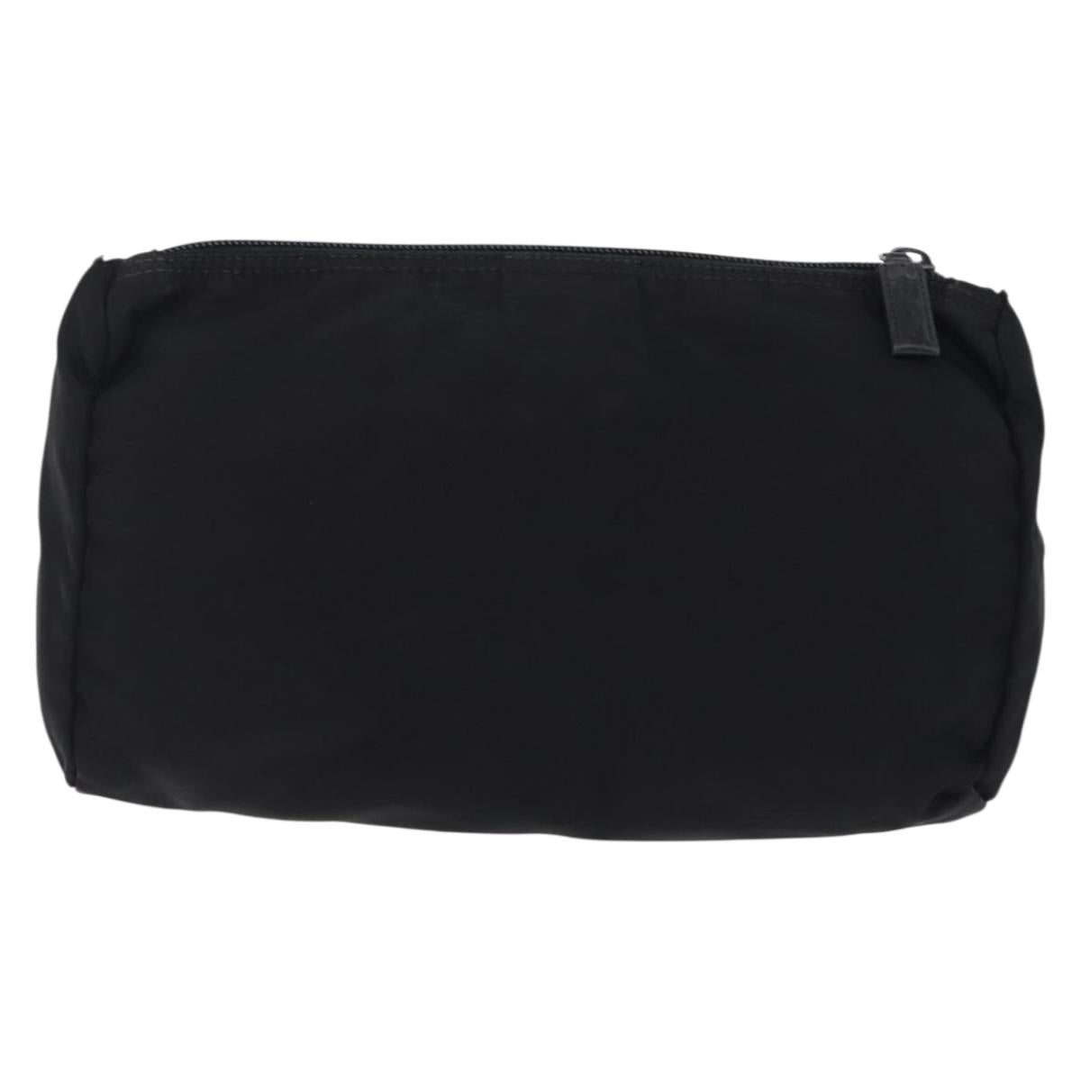 PRADA Pouch Nylon 4 Set Black Silver gold