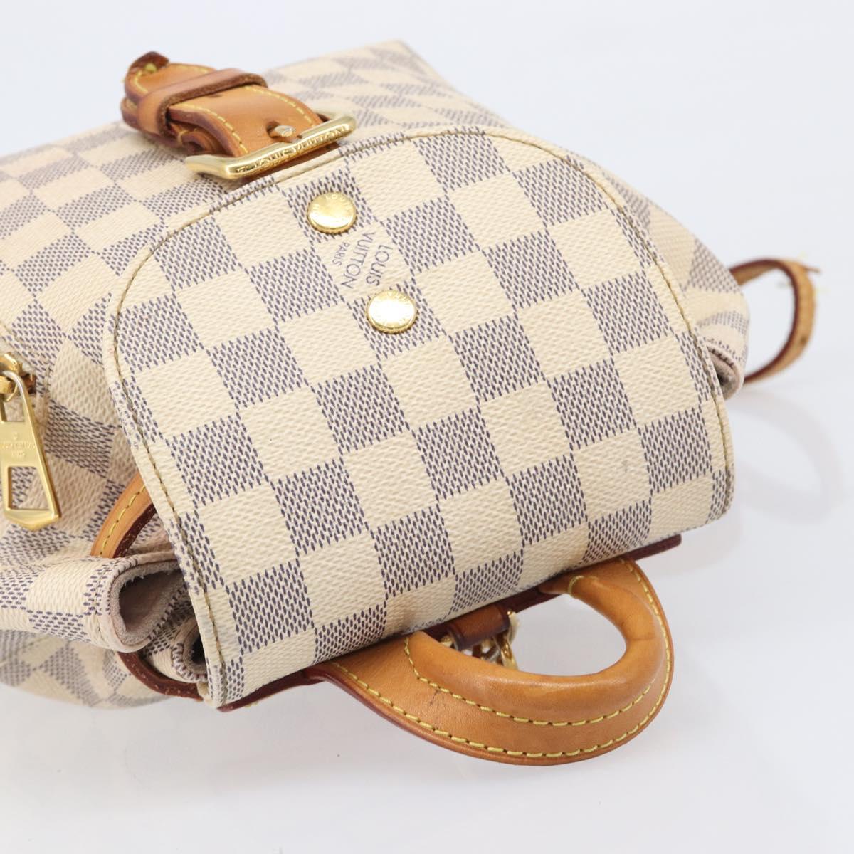 Louis Vuitton Damier Azur Speron BB Backpack N44026 LV