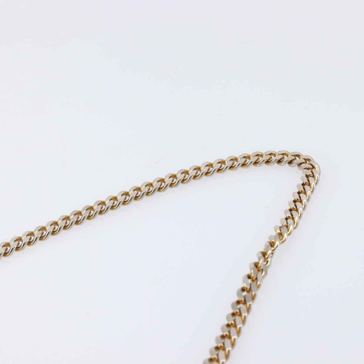 CELINE Chain Shoulder Bag Leather Black Gold