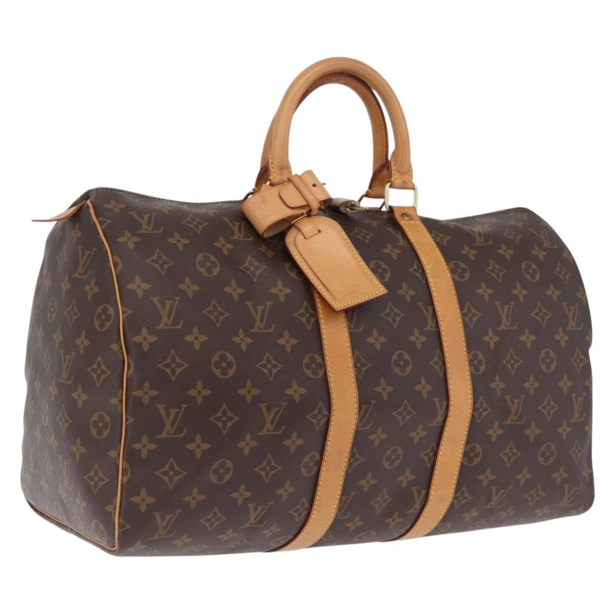 Louis Vuitton Monogram Keepall 45 Boston Bag M41428 LV