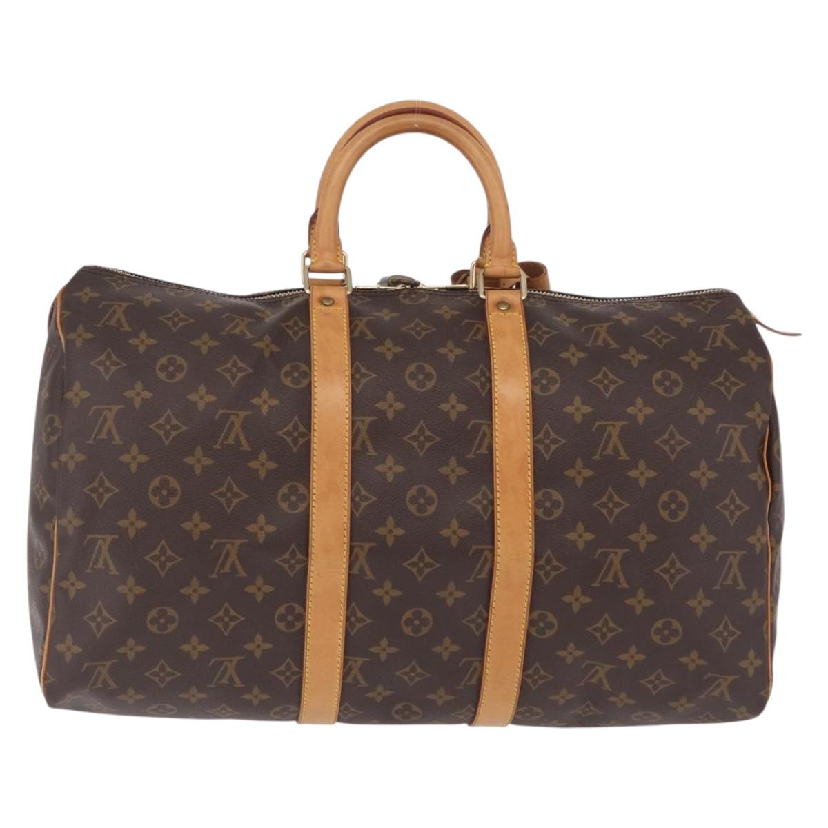 Louis Vuitton Monogram Keepall 45 Boston Bag M41428 LV