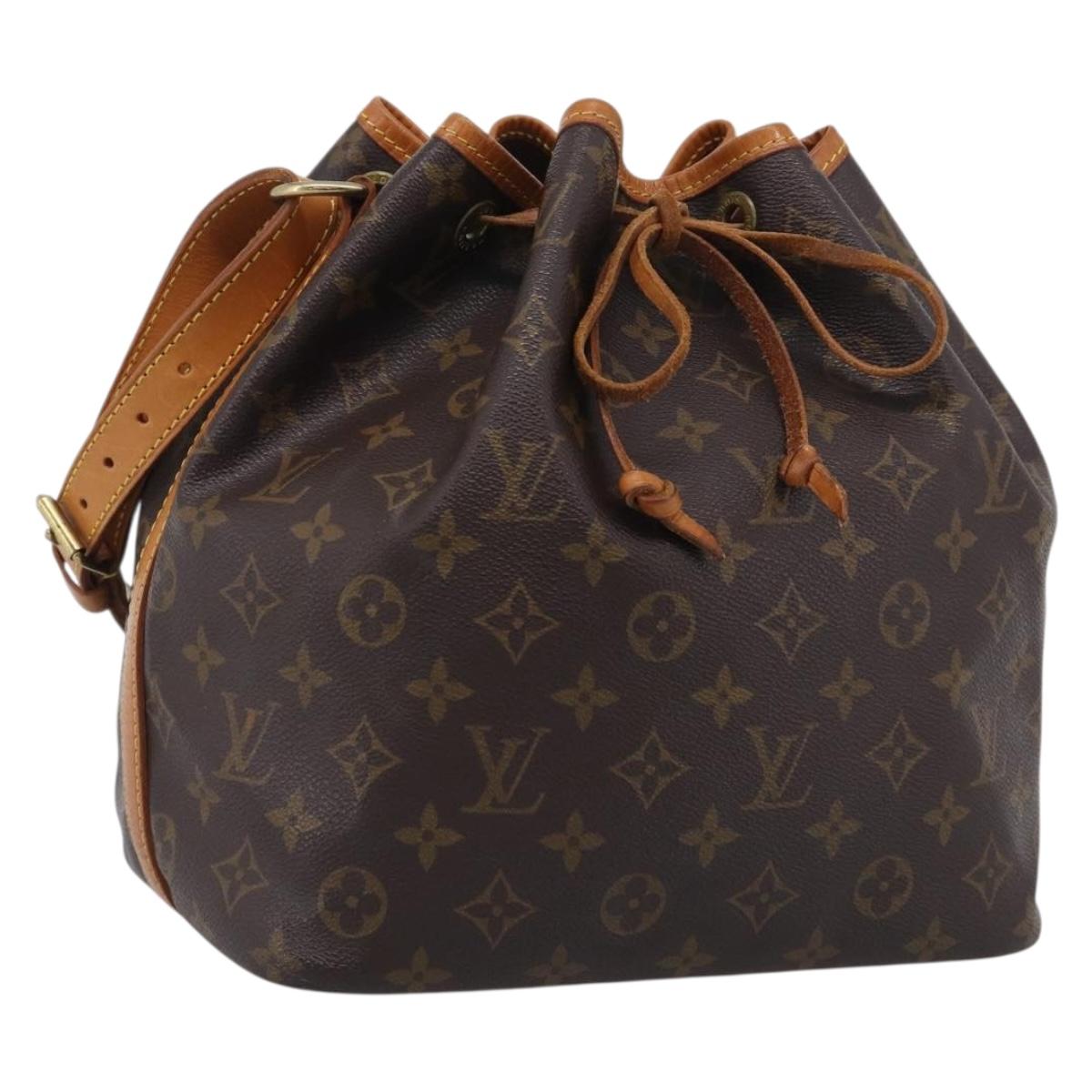 Louis Vuitton Monogram Petit Noe Shoulder Bag M42226 LV