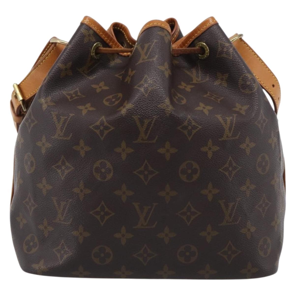 Louis Vuitton Monogram Petit Noe Shoulder Bag M42226 LV