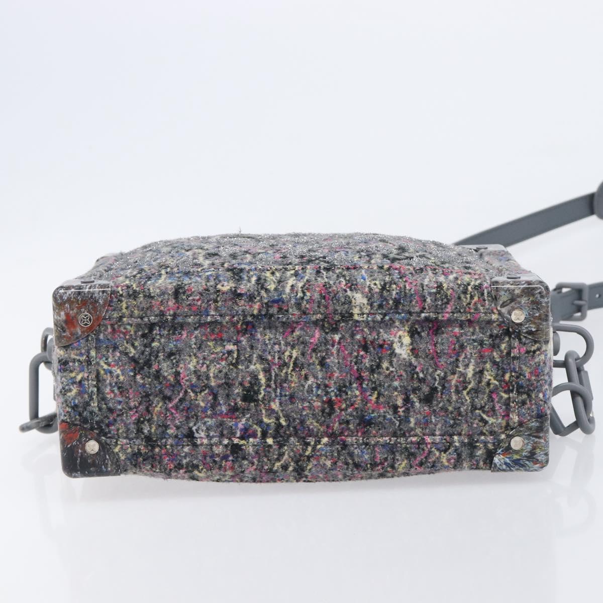 Louis Vuitton Monogram Felt Soft Trunk Bag Gray M58741 LV