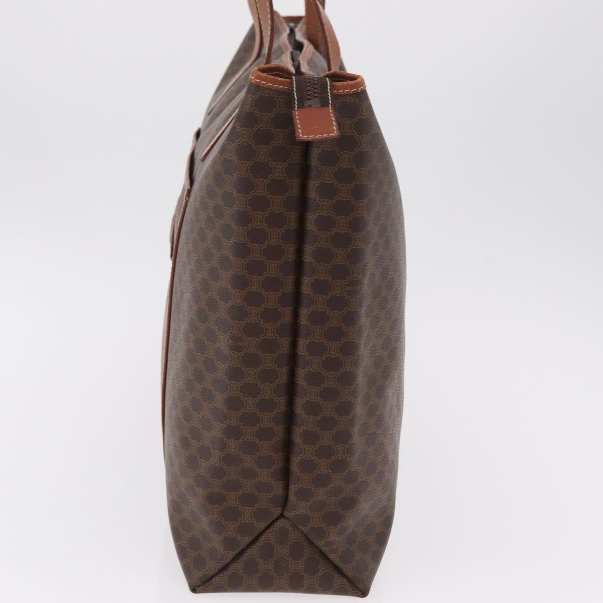 CELINE Macadam Tote Bag PVC Brown