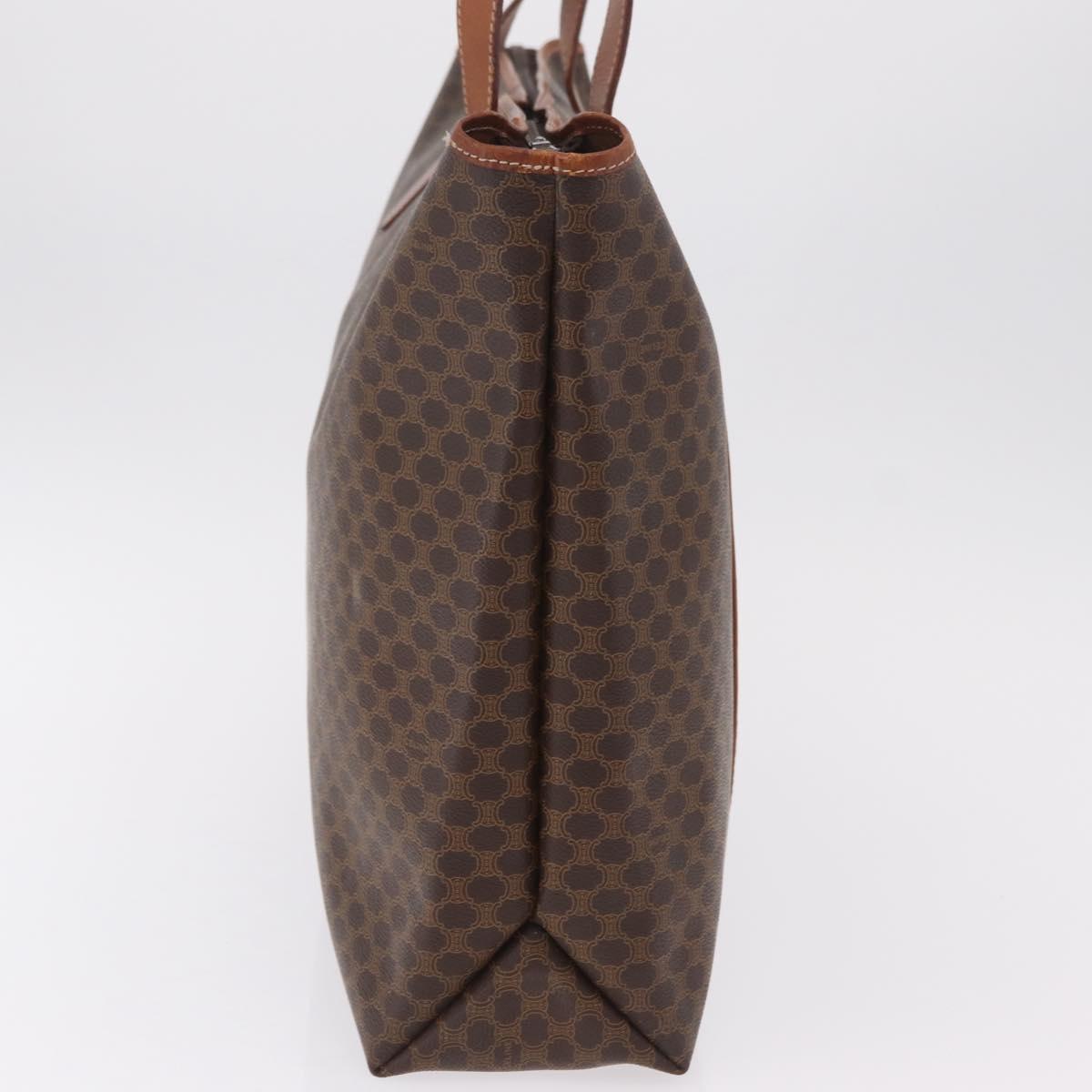 CELINE Macadam Tote Bag PVC Brown
