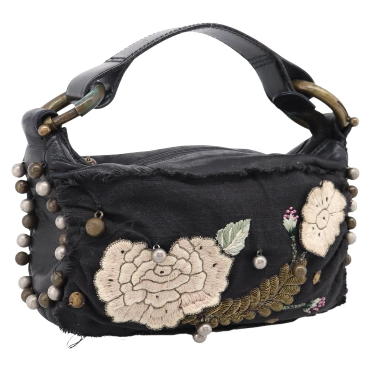 Chloe Hand Bag Leather Black