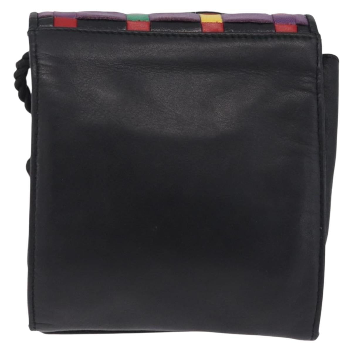 FENDI Shoulder Bag Leather Multicolor