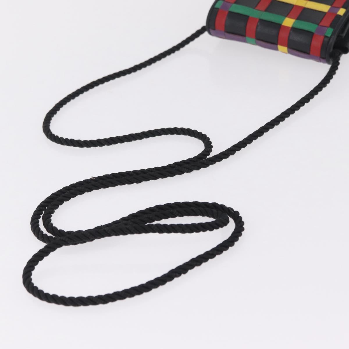 FENDI Shoulder Bag Leather Multicolor