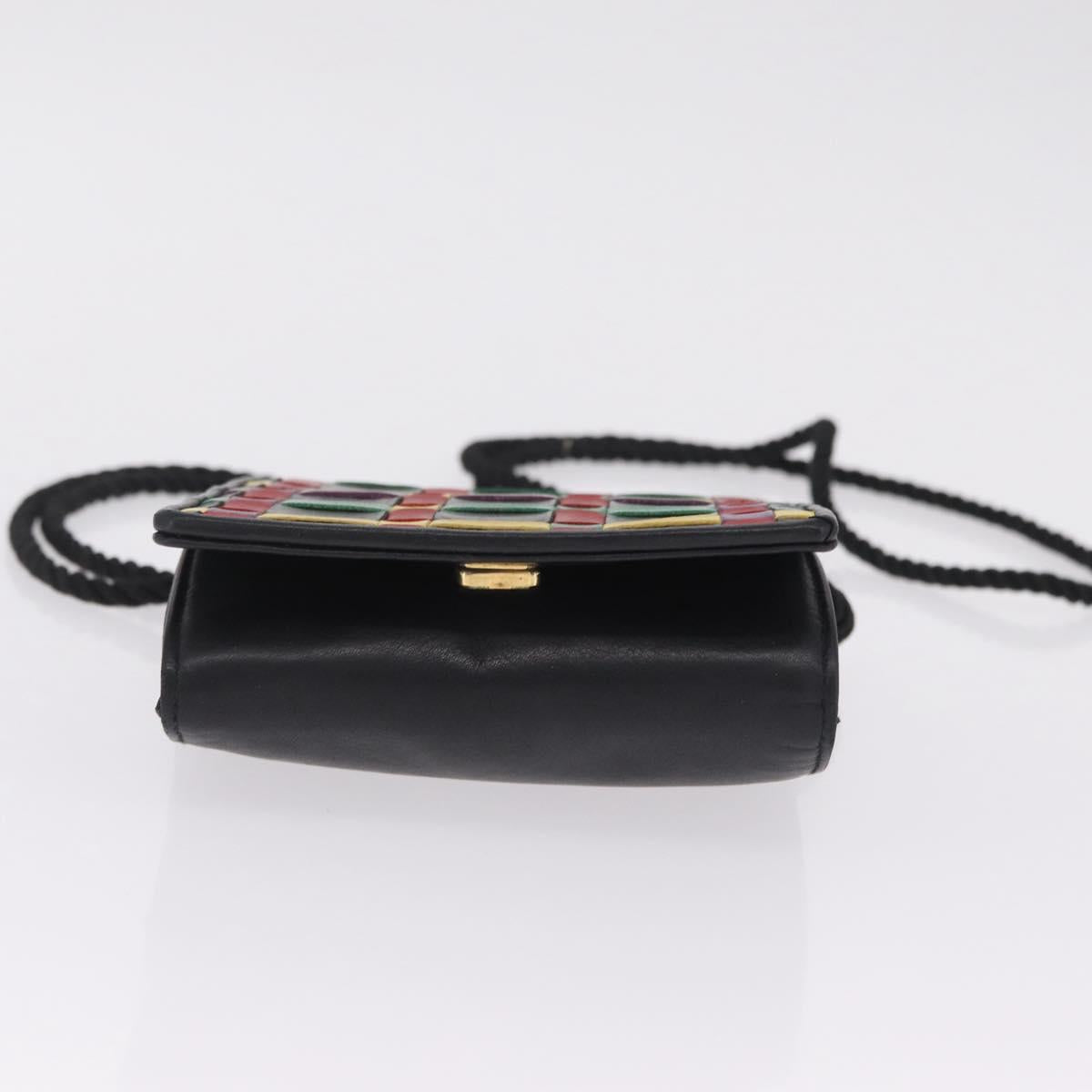 FENDI Shoulder Bag Leather Multicolor