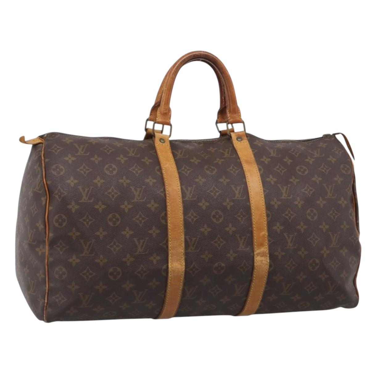 Louis Vuitton Monogram Keepall 50 Boston Bag M41426 LV