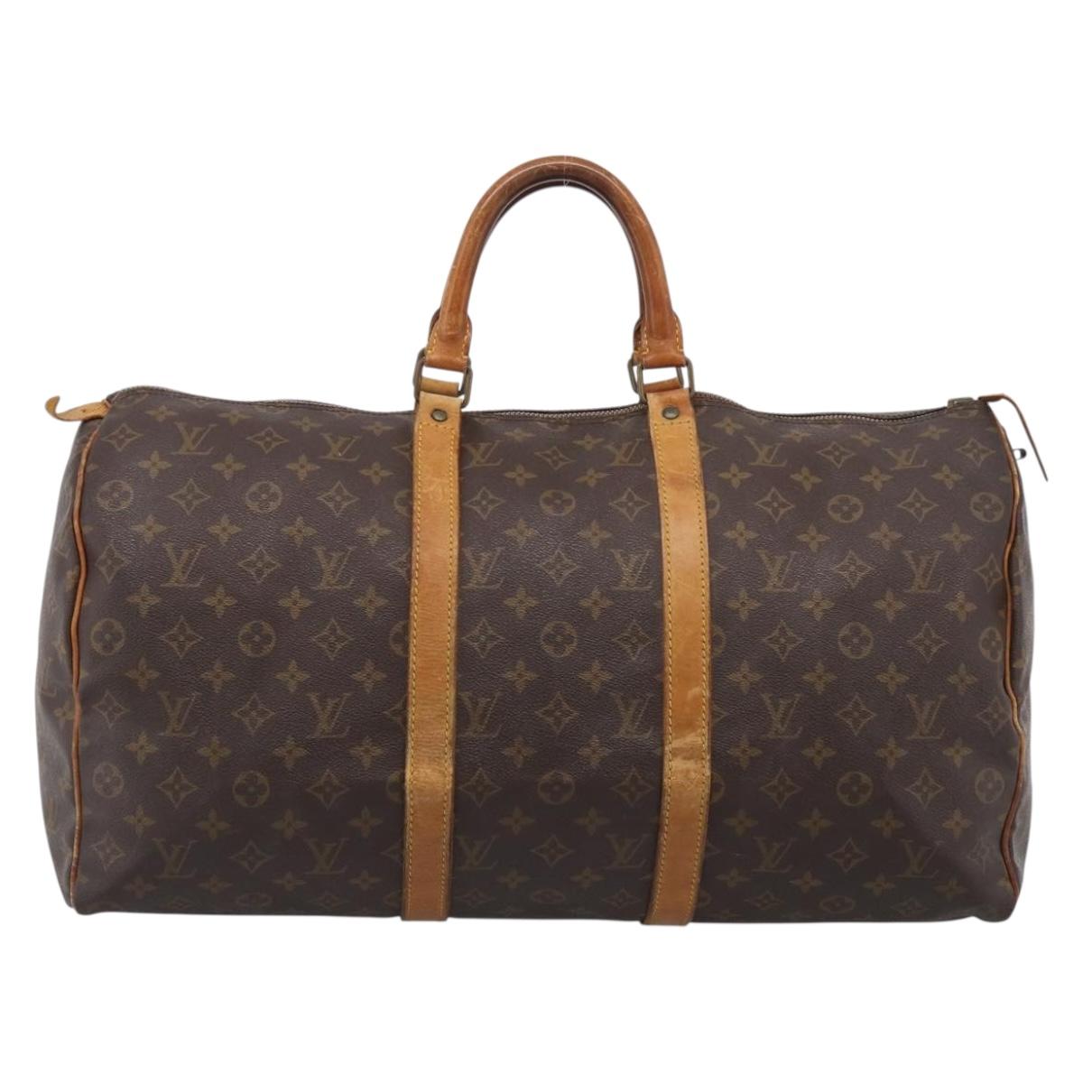 Louis Vuitton Monogram Keepall 50 Boston Bag M41426 LV