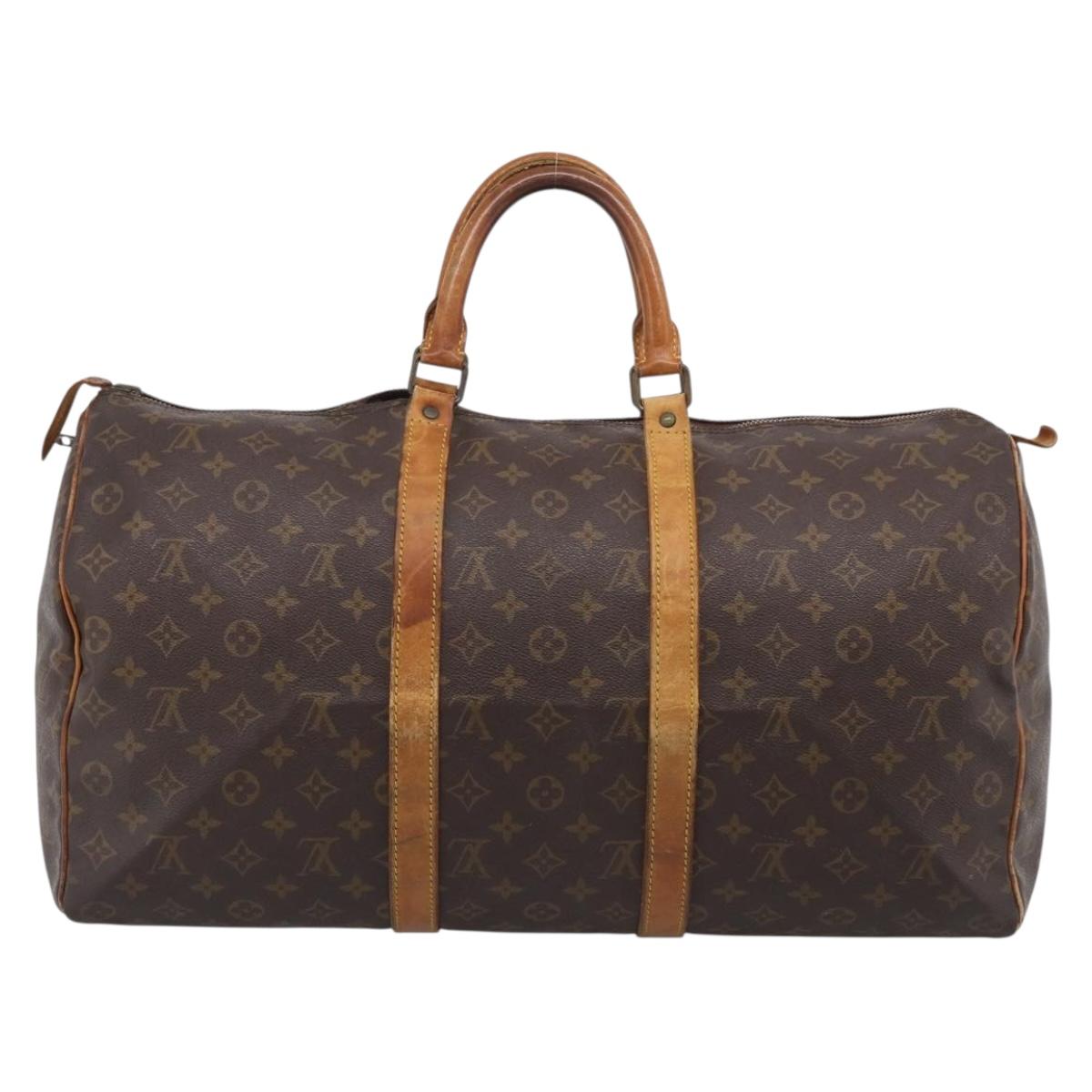 Louis Vuitton Monogram Keepall 50 Boston Bag M41426 LV