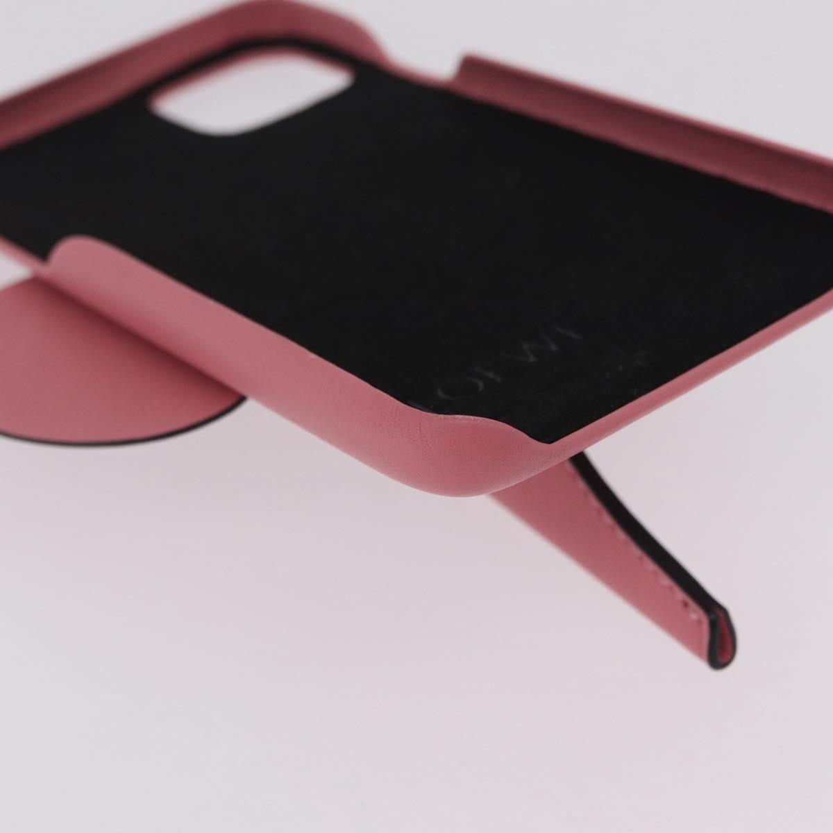 LOEWE Cell Phone Case Leather iPhone 13 Pro MAX Pink
