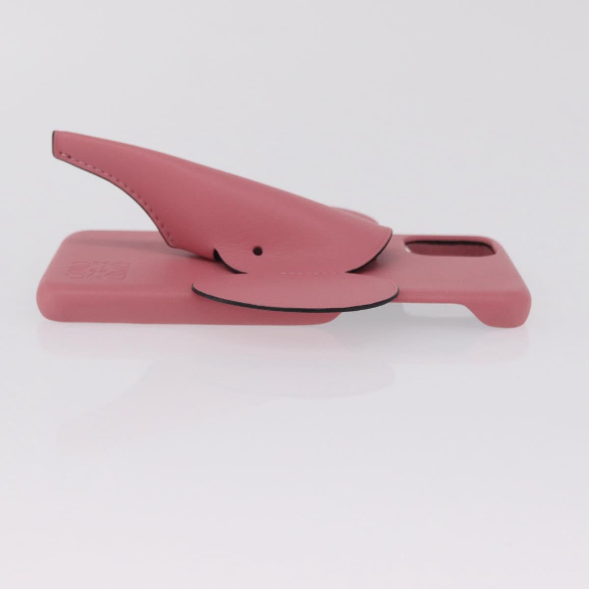 LOEWE Cell Phone Case Leather iPhone 13 Pro MAX Pink