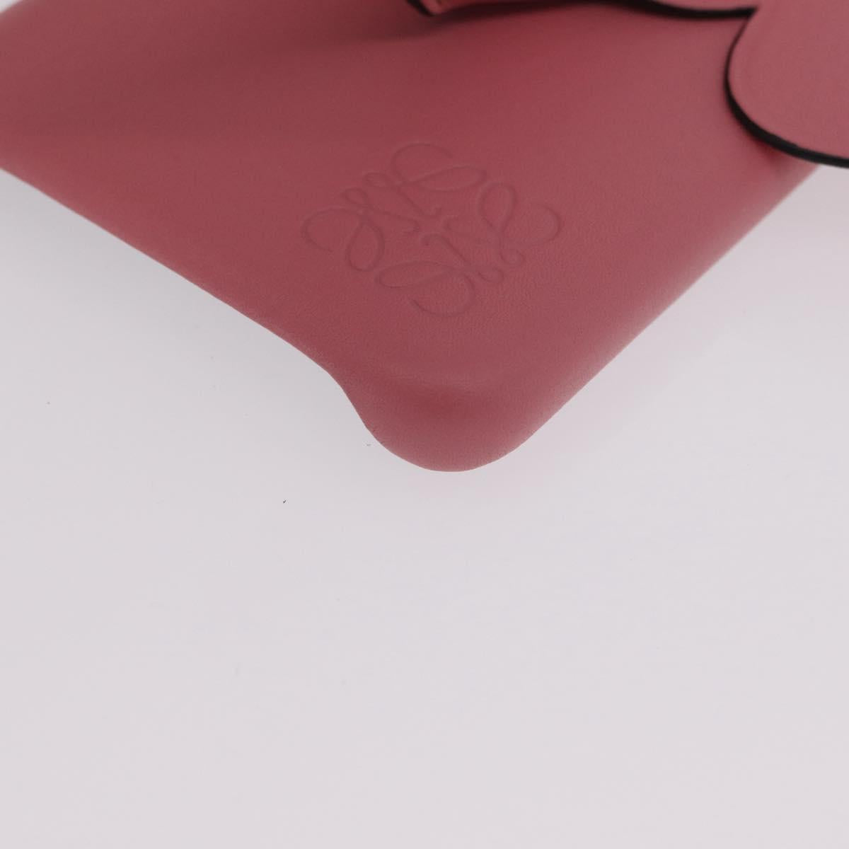 LOEWE Cell Phone Case Leather iPhone 13 Pro MAX Pink
