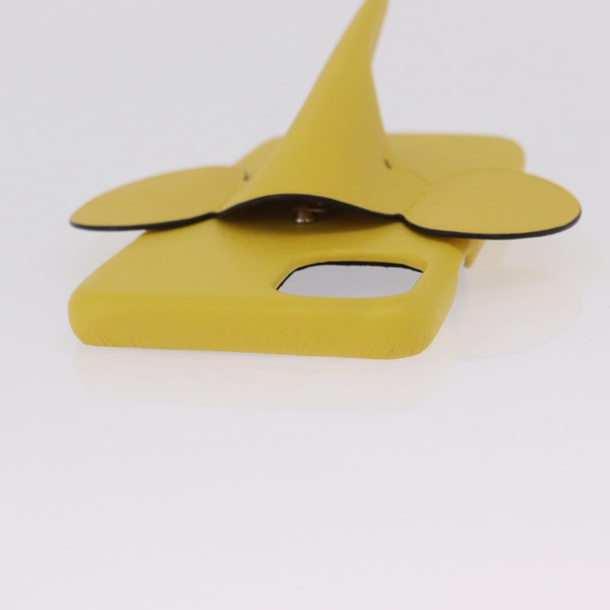 LOEWE Cell Phone Case Leather iPhone 13 Pro MAX Yellow