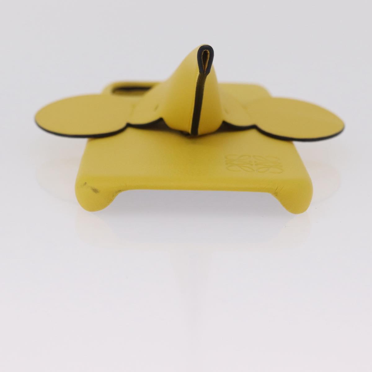 LOEWE Cell Phone Case Leather iPhone 13 Pro MAX Yellow