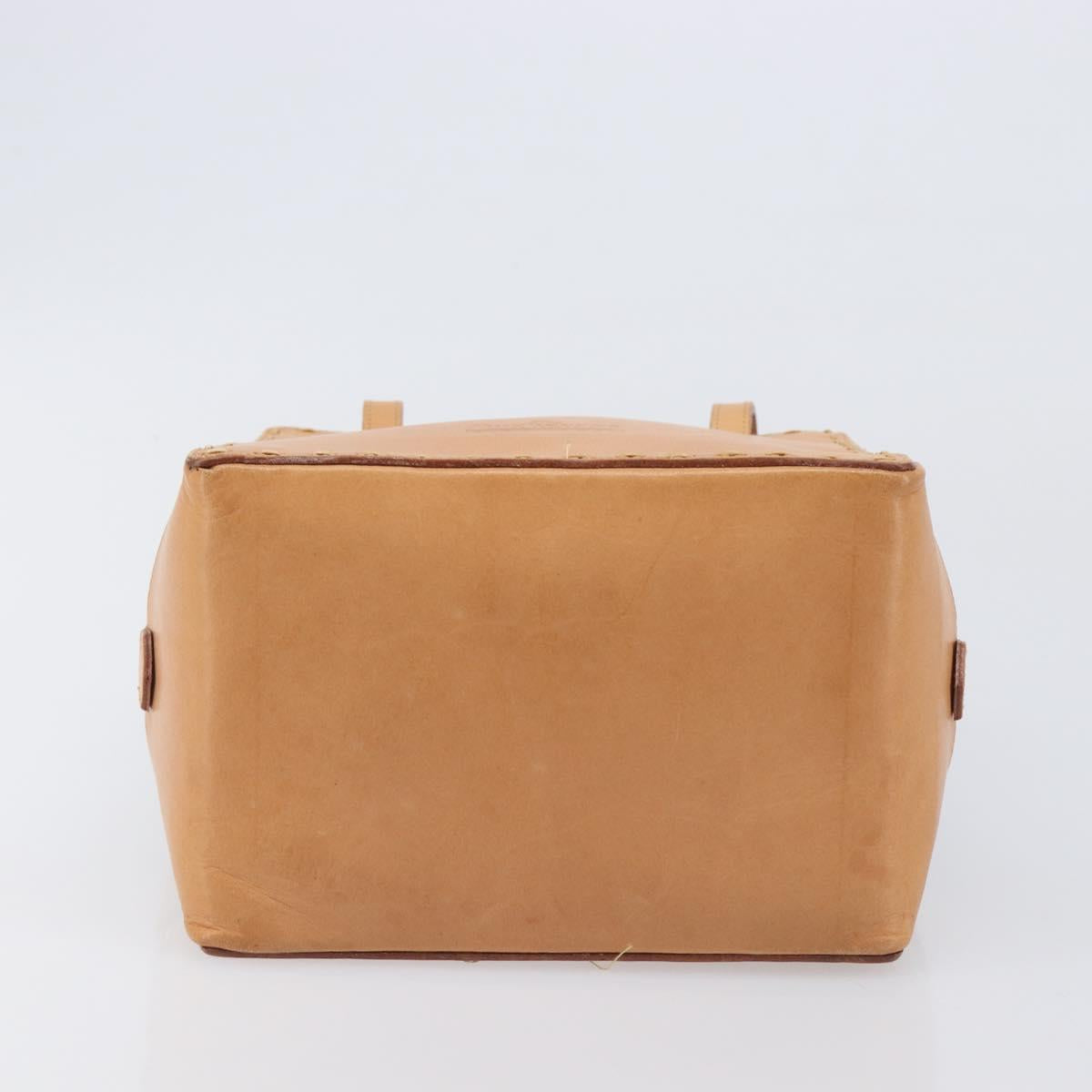 Burberrys Nova Check Hand Bag Canvas Beige Silver
