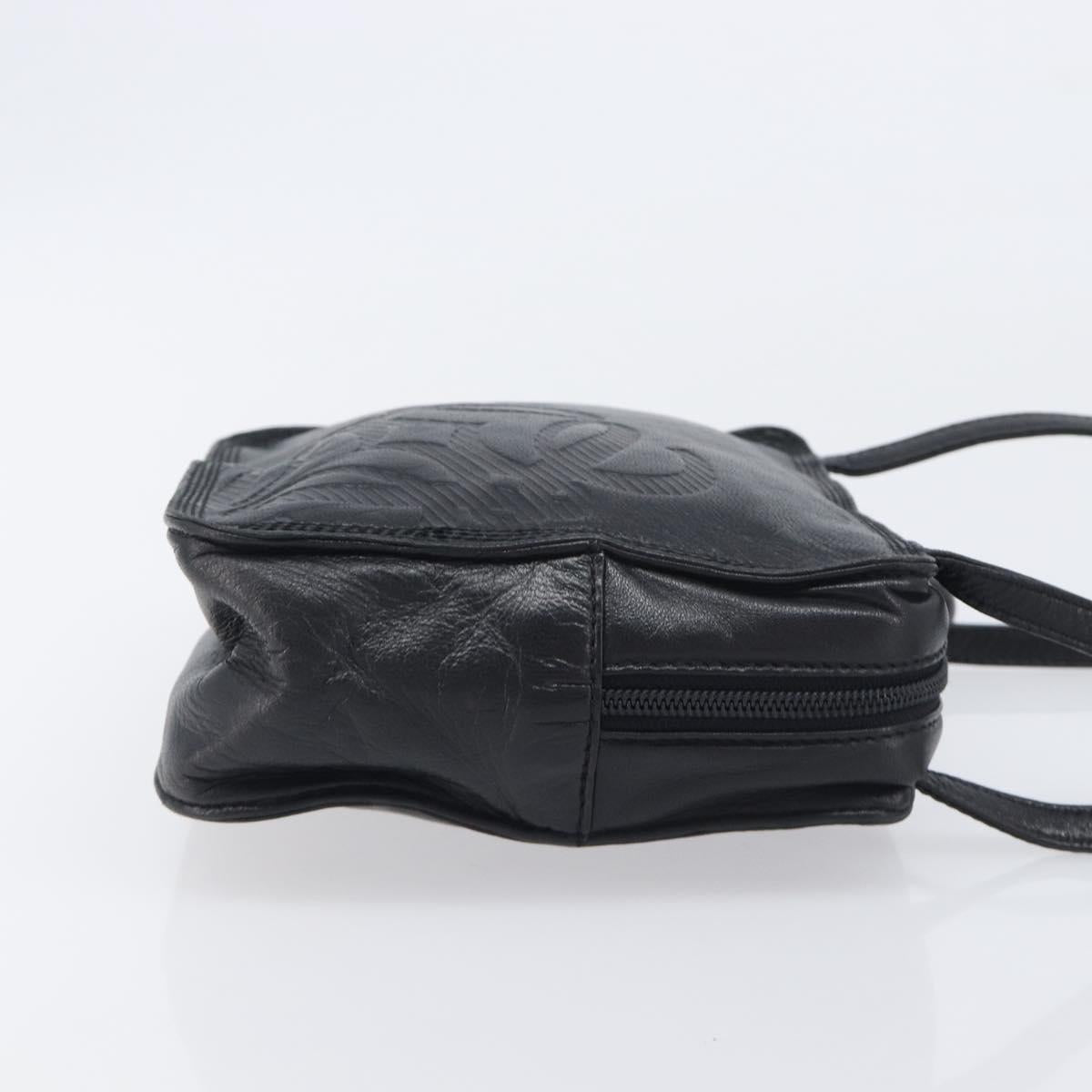 LOEWE Shoulder Bag Leather Black