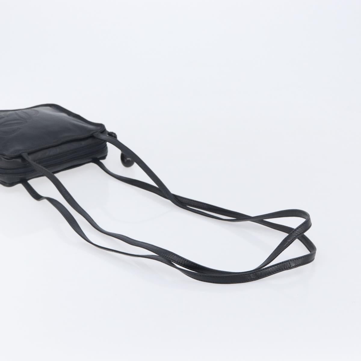 LOEWE Shoulder Bag Leather Black