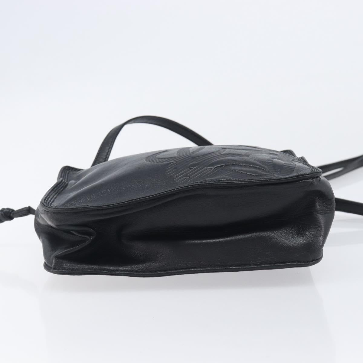 LOEWE Shoulder Bag Leather Black