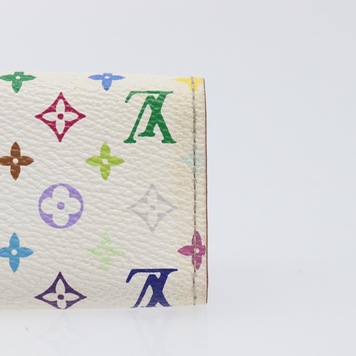 Louis Vuitton Monogram Multicolor Multicles 4 Key Case White M60043