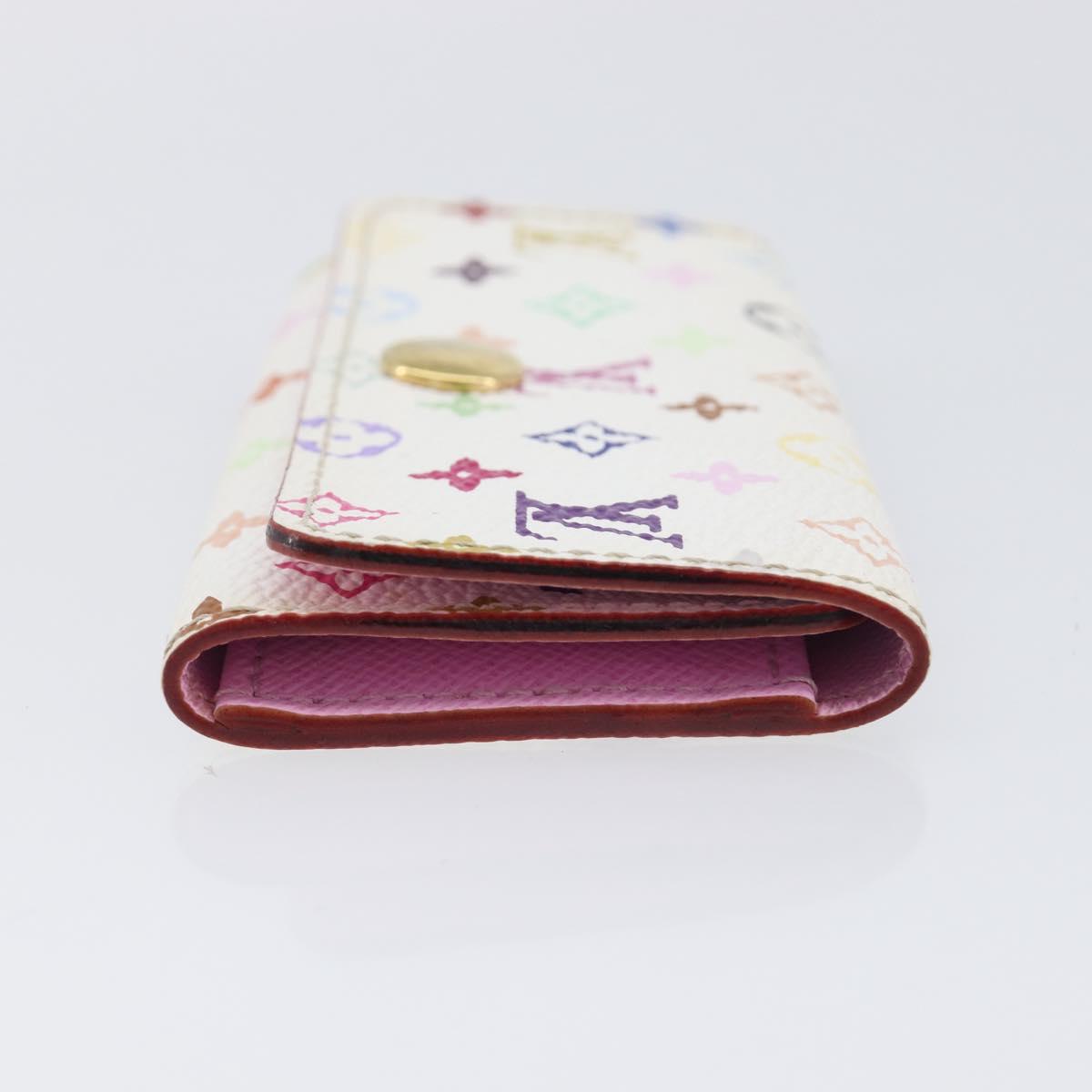 Louis Vuitton Monogram Multicolor Multicles 4 Key Case White M60043