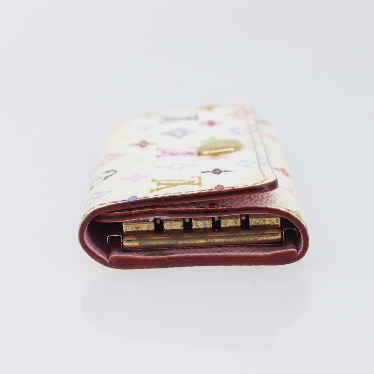 Louis Vuitton Monogram Multicolor Multicles 4 Key Case White M60043