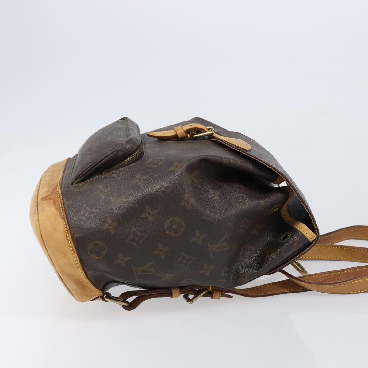 Louis Vuitton Monogram Montsouris MM Backpack M51136 LV