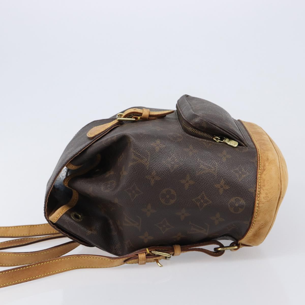 Louis Vuitton Monogram Montsouris MM Backpack M51136 LV
