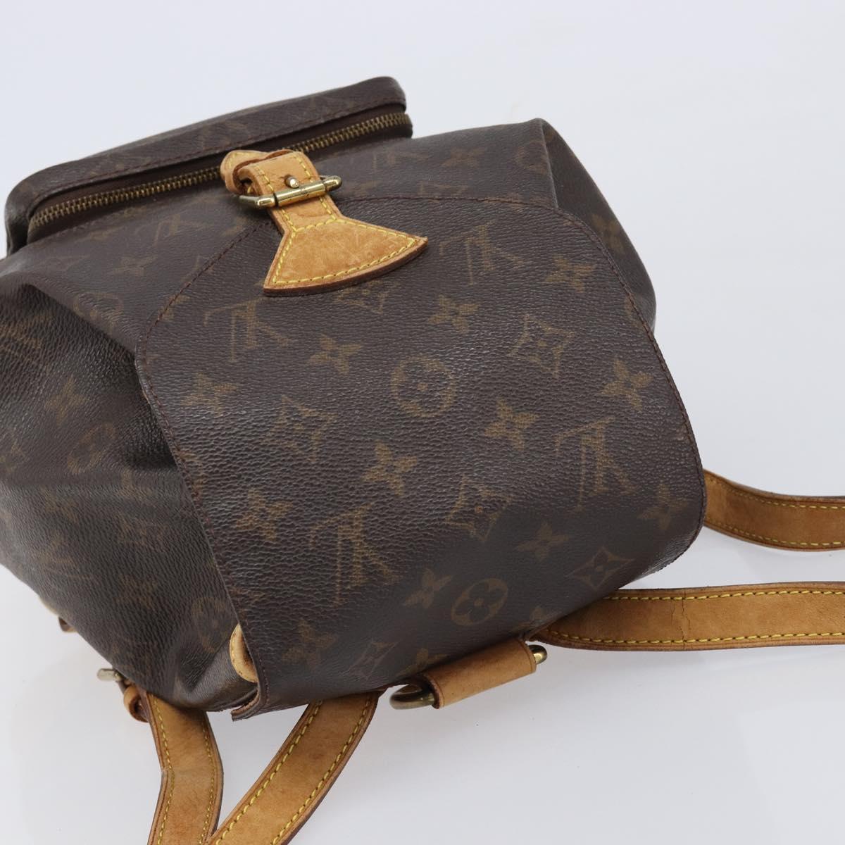 Louis Vuitton Monogram Montsouris MM Backpack M51136 LV