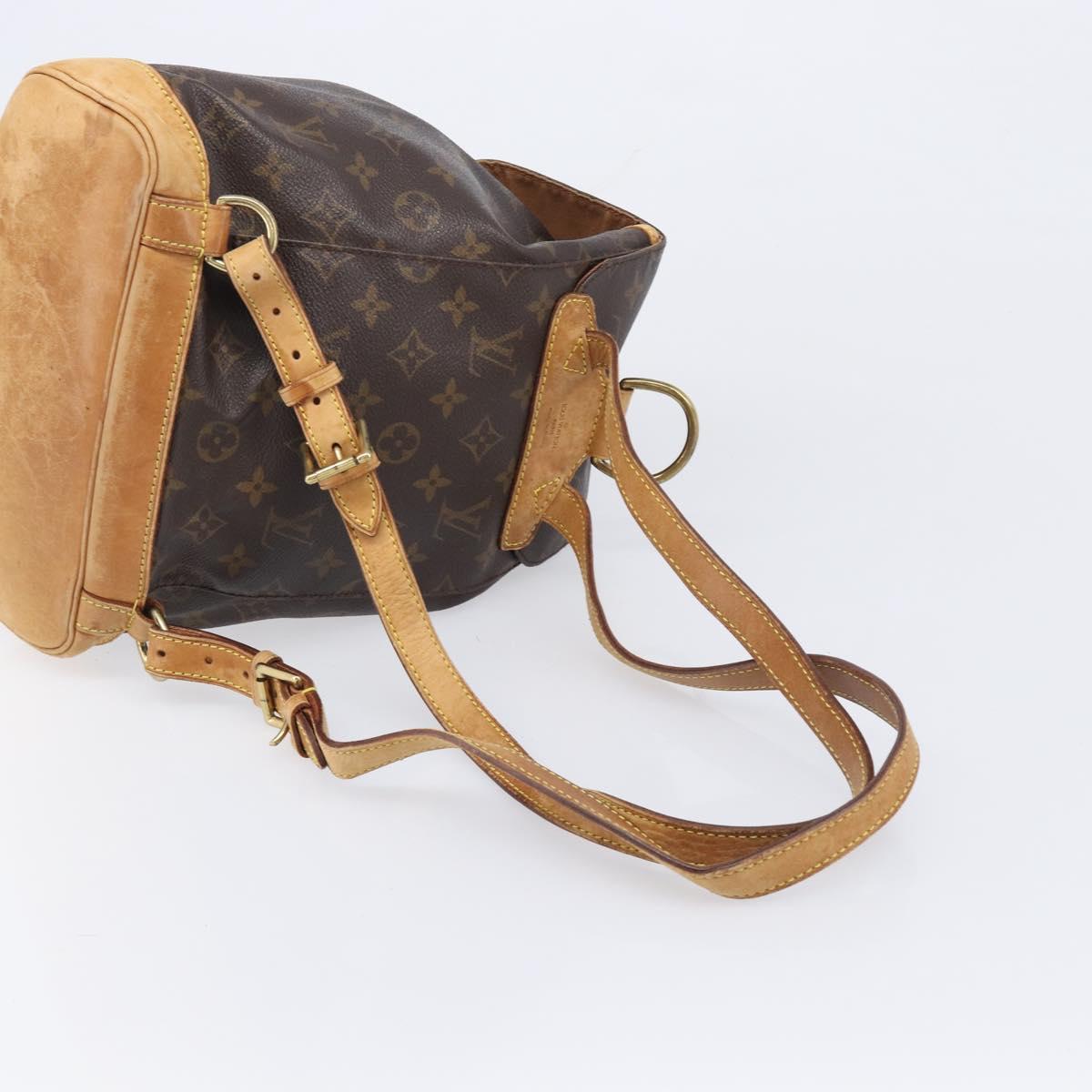 Louis Vuitton Monogram Montsouris MM Backpack M51136 LV