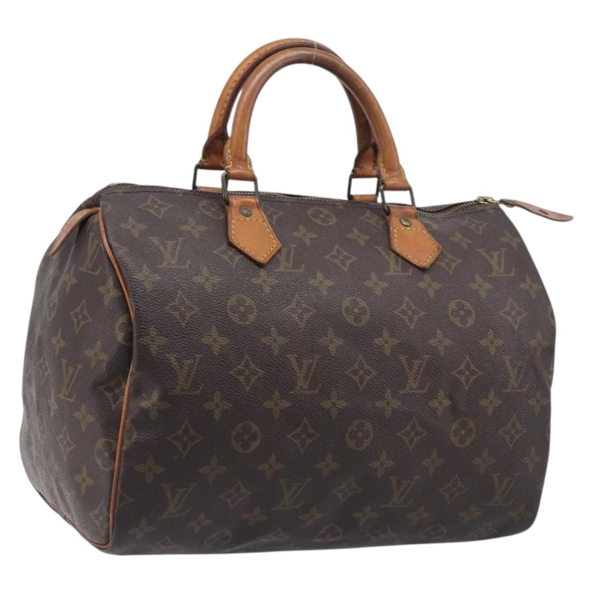 Louis Vuitton Monogram Speedy 30 Hand Bag M41526 LV