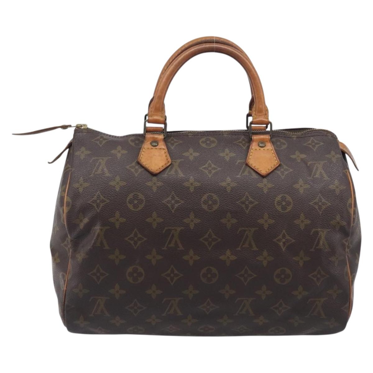 Louis Vuitton Monogram Speedy 30 Hand Bag M41526 LV